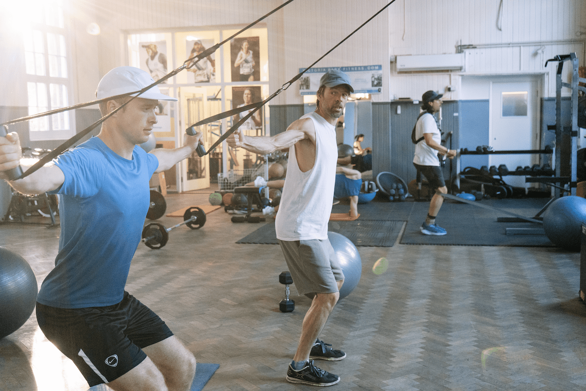 Our gym in action